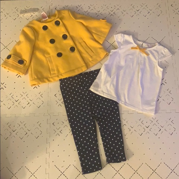 Maggie & Zoe Other - Pea coat, shirt and pants set for toddler girl